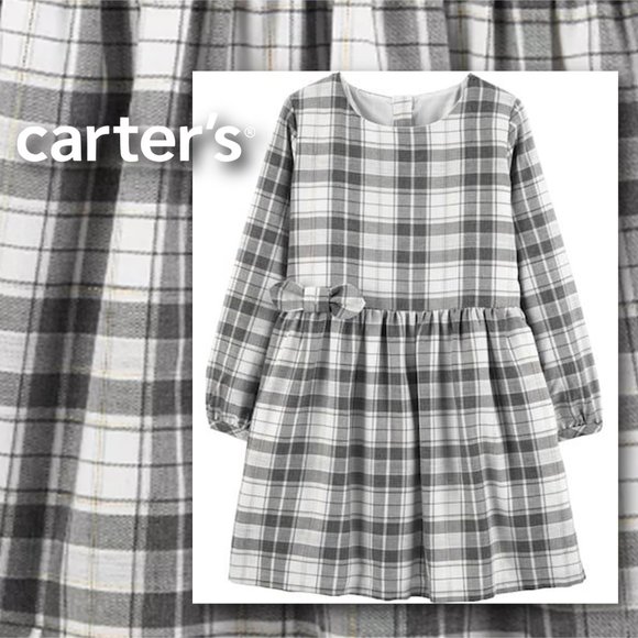Carter's Other - CARTERS Long Sleeve Plaid Lurex Dress  3T